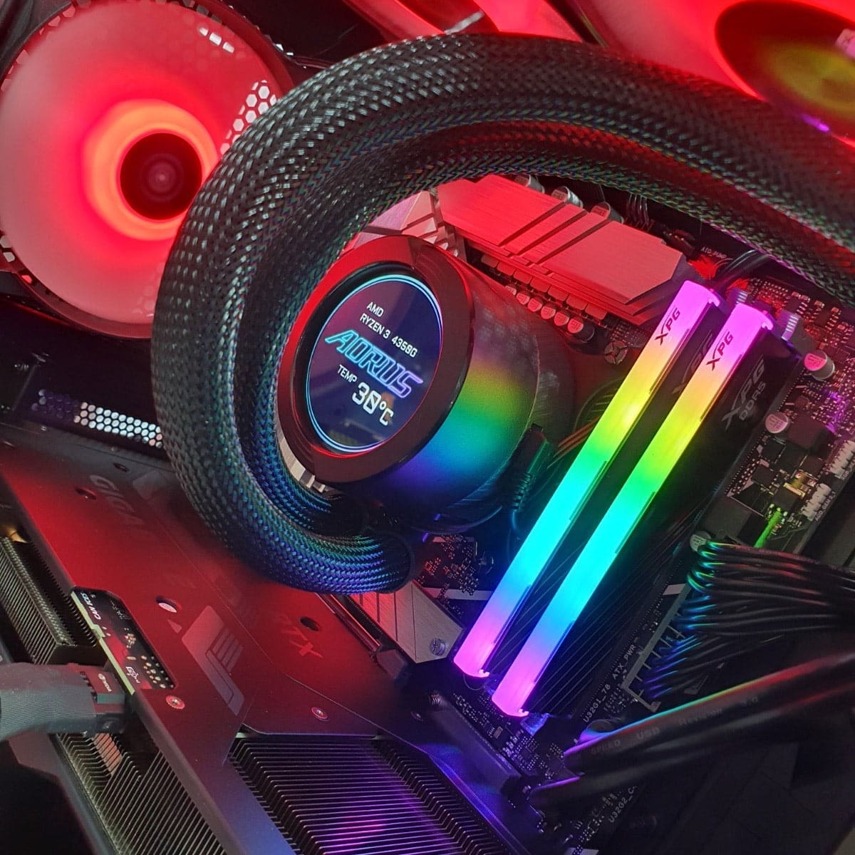 PC Gamer Aorus Waterforce 4070 Súper - Bulltech Store