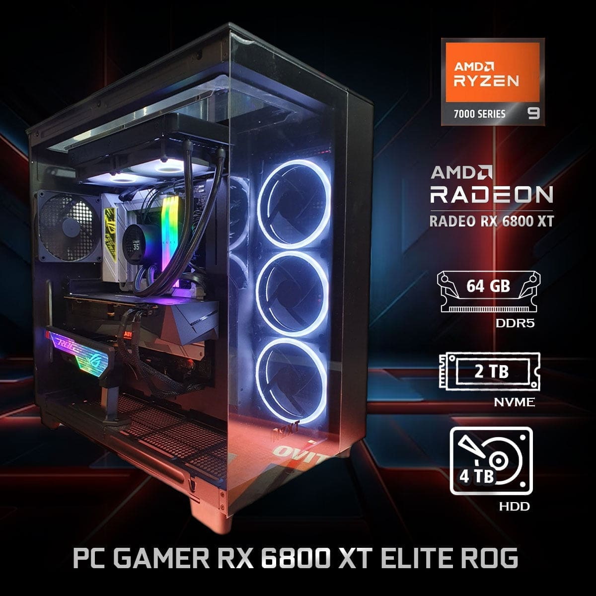 PC Gamer RX 6800 XT Elite ROG