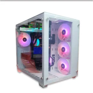 PC Gamer Tank Pro 4070 White - Bulltech Store