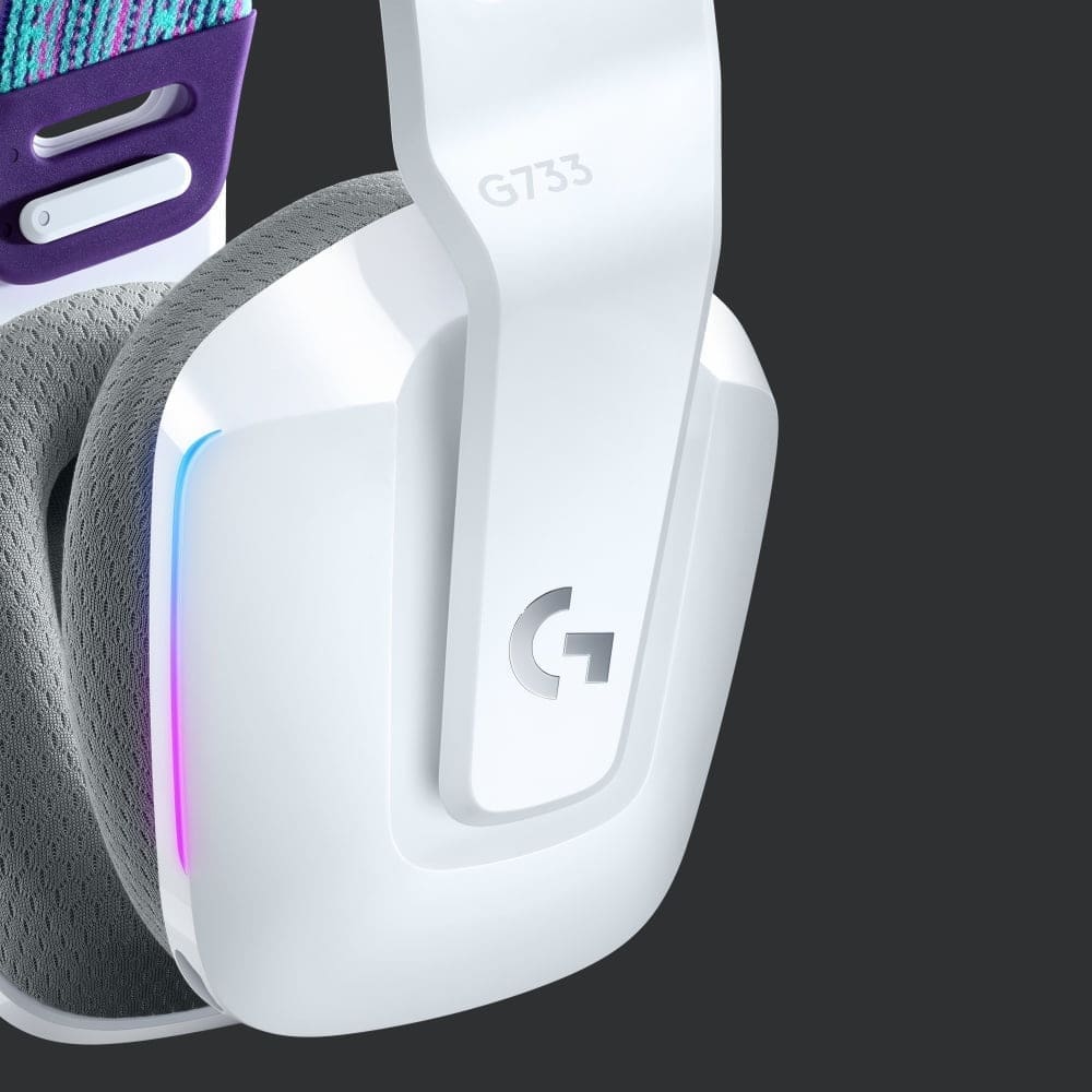Headset Gamer Logitech G733 Blanco