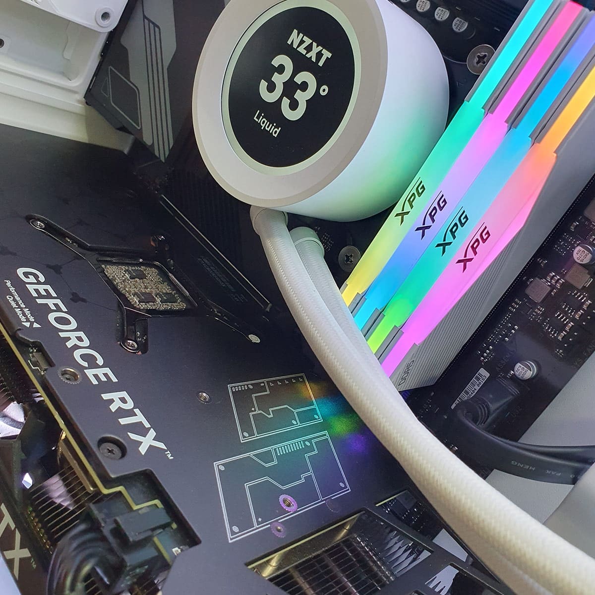 PC Gamer Dai Vernon White 4080 -ASSEMBLED PRO COMPUTER - Bulltech Store