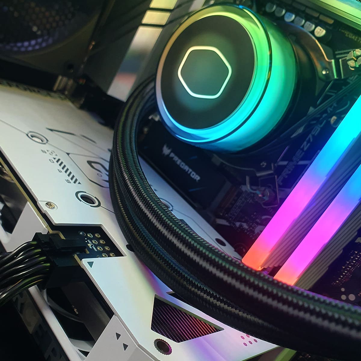 PC Gamer Holcatte white 4060 Ti - ASSEMBLED PRO COMPUTER - Bulltech Store