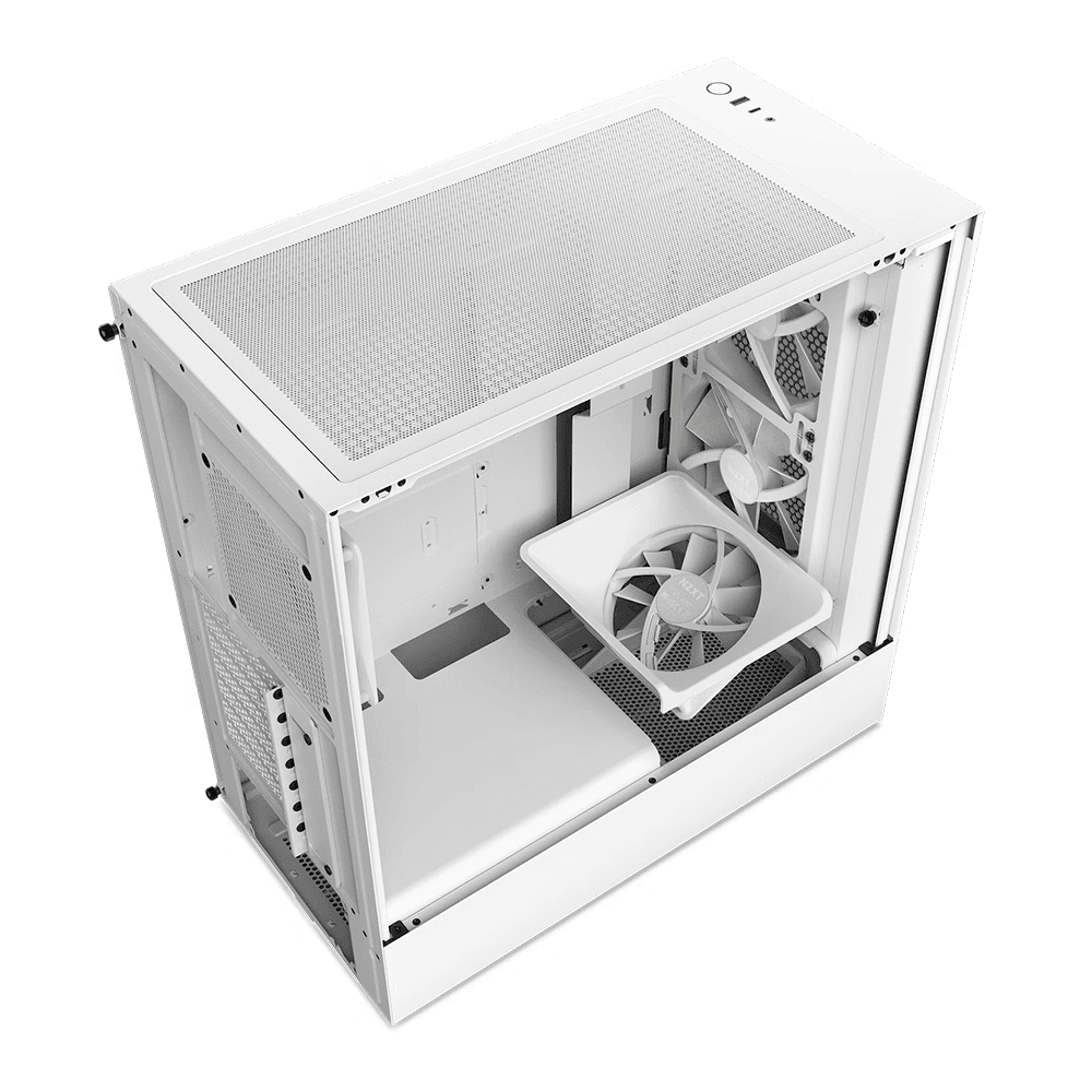 Gabinete NZXT H5 Flow RGB Blanco