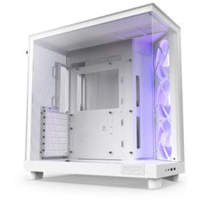 Gabinete NZXT H6 FLOW WHITE RGB