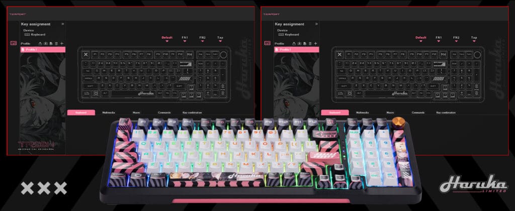 Teclado Mecánico Gamer Anime TERPORT HARUKA
