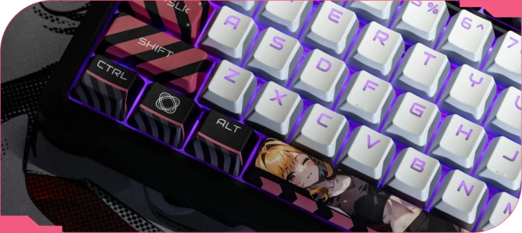 Teclado Mecánico Gamer Anime TERPORT HARUKA