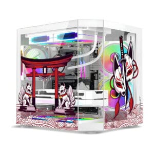 Gabinete Gamer Ocelot White Kitsune - Bulltech Store - Tienda en CDMX
