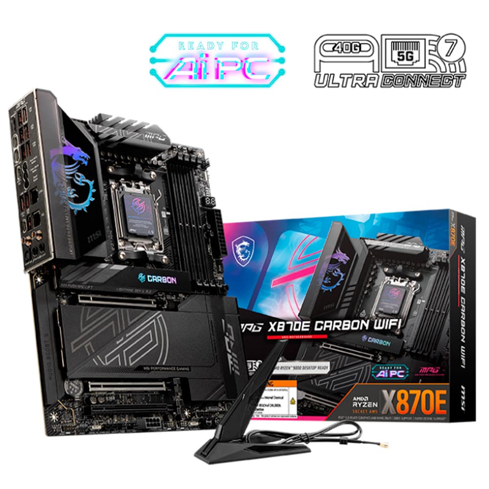 MSI ATX MPG X870E CARBON WIFI - Bulltech Store - Tienda en CDMX