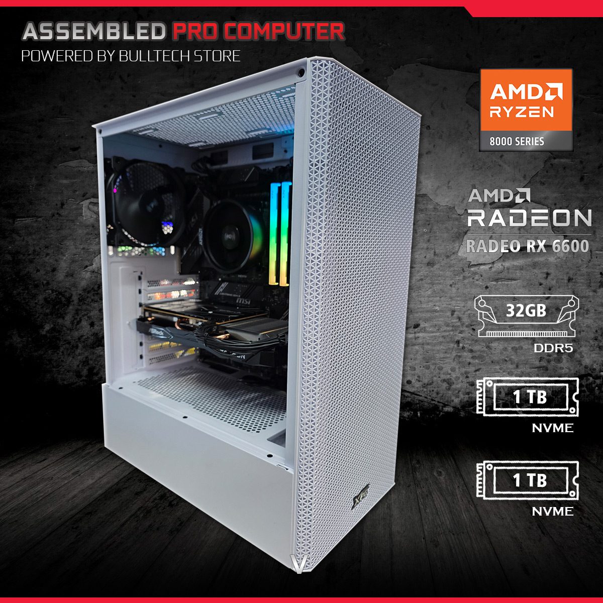 PC Gamer 8500G Valor Mesh - Bulltech Store - Tienda en CDMX