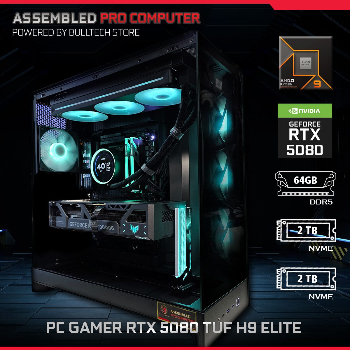 PC Gamer RTX 5080 TUF H9 Elite - Bulltech Store - Tienda en CDMX