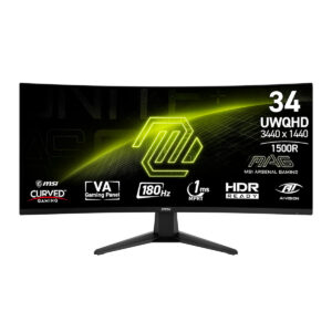 Monitor Gamer Curvo MSI MAG 346CQ - Bulltech Store - Tienda de Cómputo en CDMX - PC Gamer