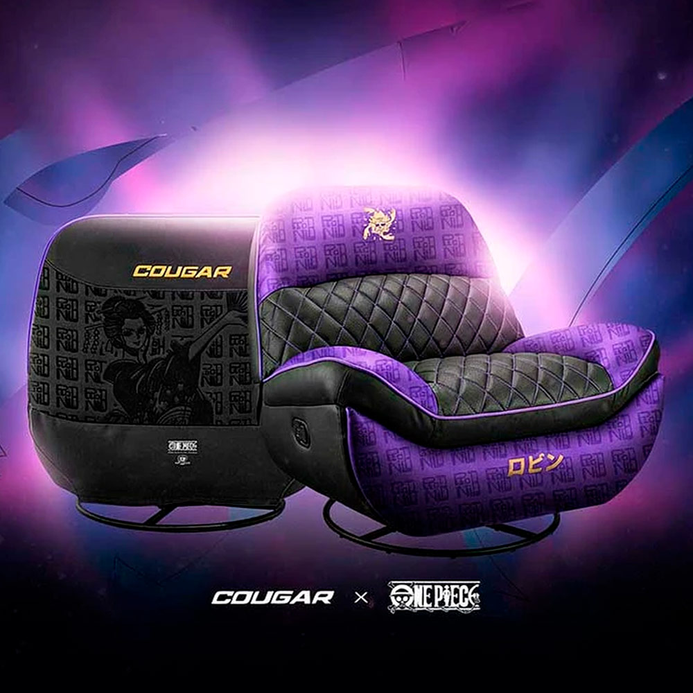 Sillón Gamer Cougar Overlord Edición One Piece Nico Robin - Bulltech Store - Tienda de Cómputo en CDMX