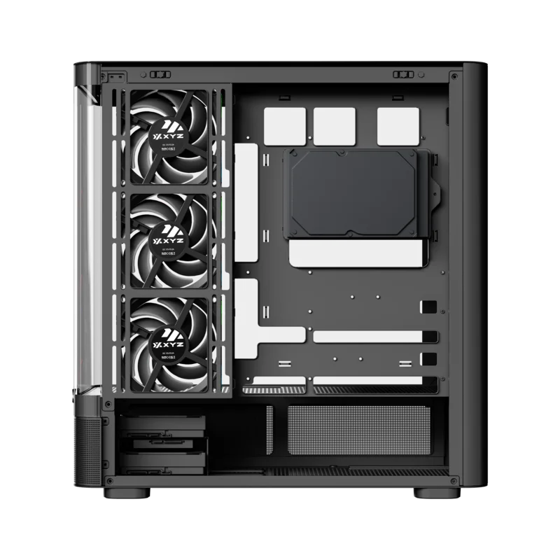 Gabinete XYZ QUANTUM PRO Black - Bulltech Store - Tienda de Cómputo en CDMX - PC Gamer
