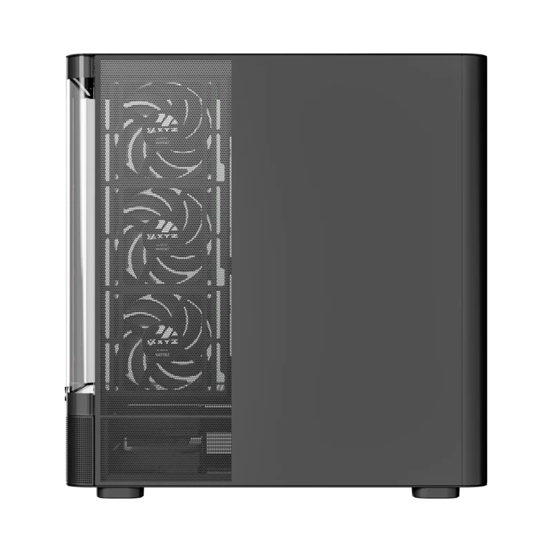 Gabinete XYZ QUANTUM PRO Black - Bulltech Store - Tienda de Cómputo en CDMX - PC Gamer