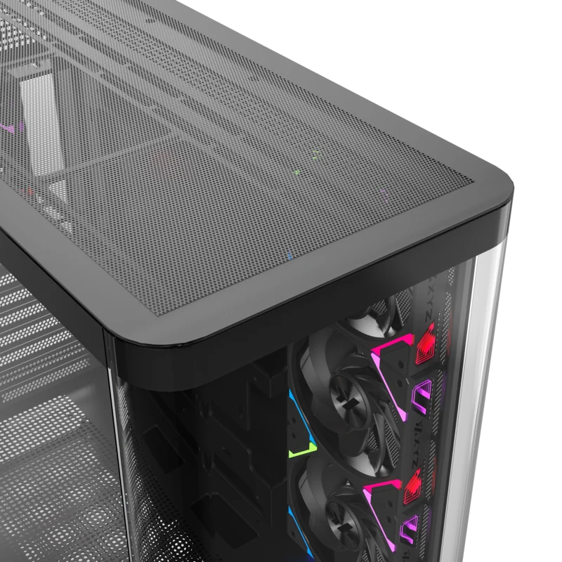 Gabinete XYZ QUANTUM PRO Black - Bulltech Store - Tienda de Cómputo en CDMX - PC Gamer