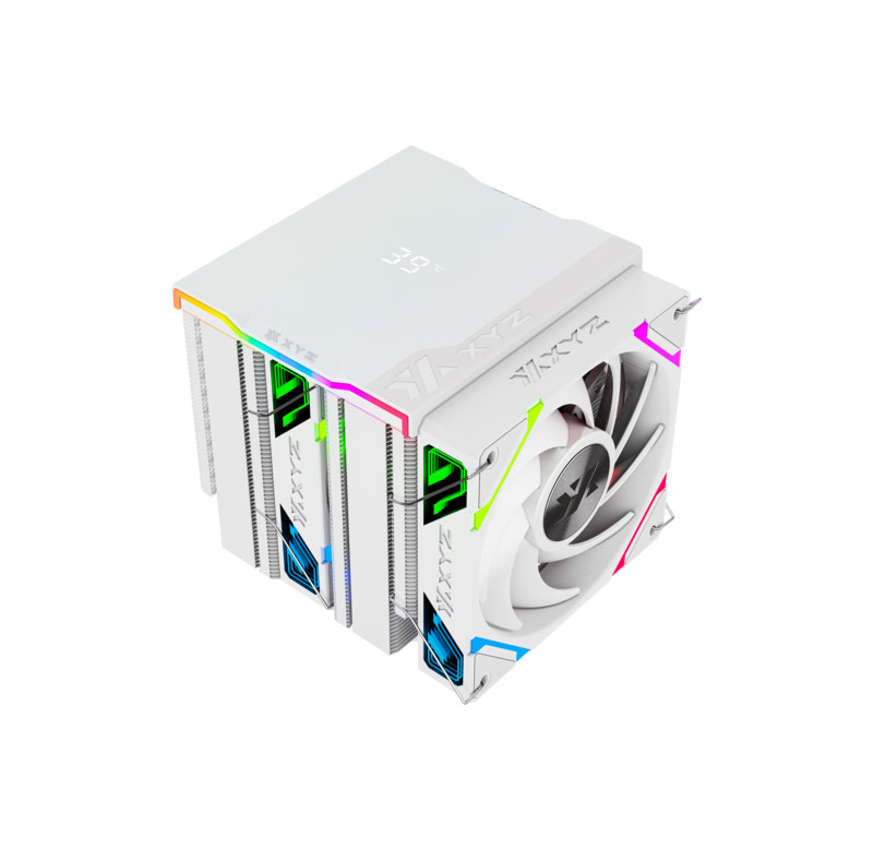 Disipador para CPU XYZ Thermax Pro Duo White - Bulltech Store - Tienda de Cómputo en CDMX - PC Gamer
