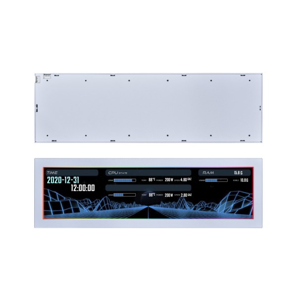 Pantalla Universal LCD Lian Li White - Bulltech Store - Tienda de Cómputo en CDMX - PC Gamer