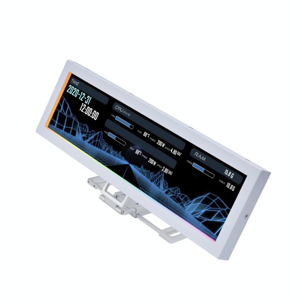 Pantalla Universal LCD Lian Li White - Bulltech Store - Tienda de Cómputo en CDMX - PC Gamer