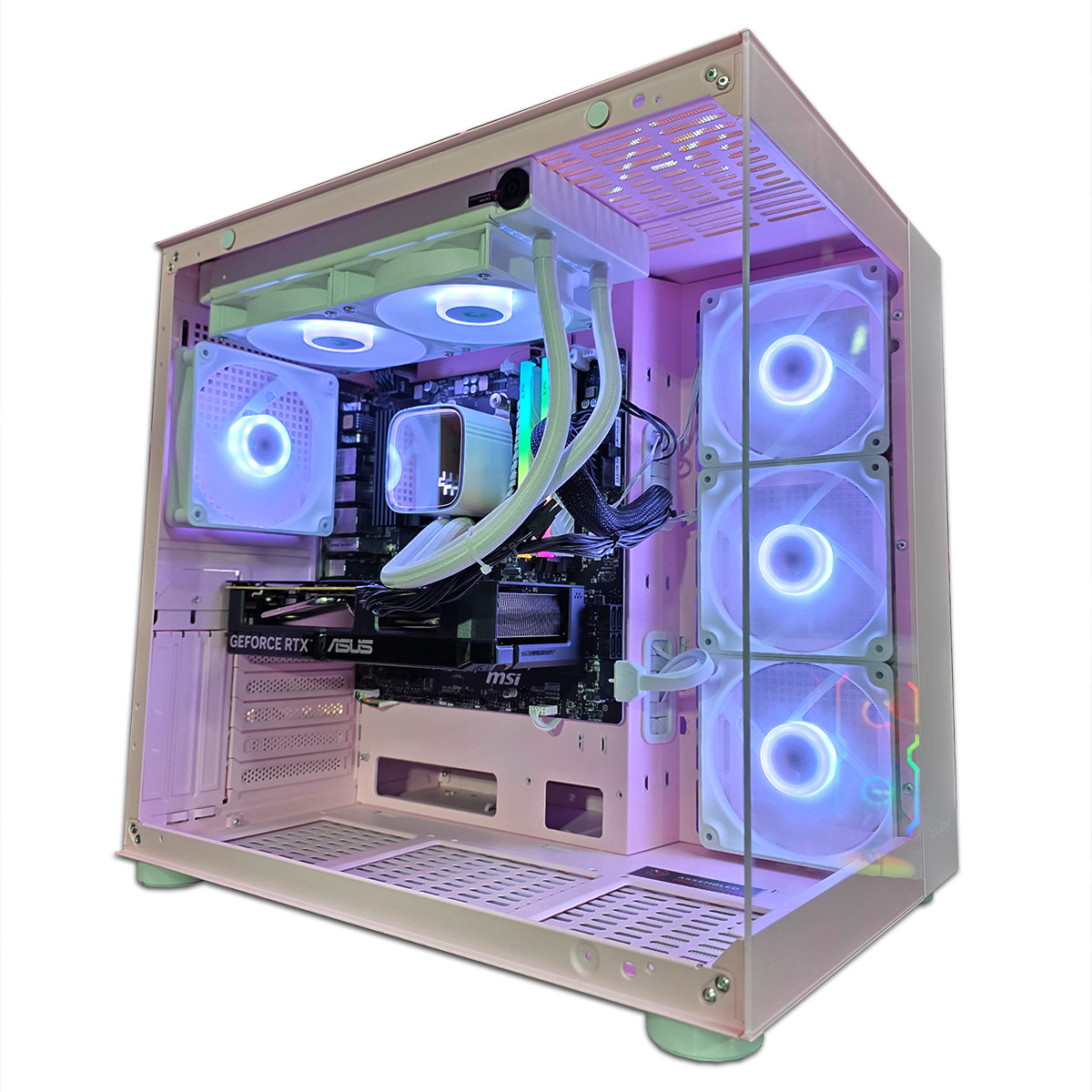 PC Gamer Pink Cougar RTX 5050 - Computadora Gamer y Profesional - Bulltech Store - Tienda en CDMX - Assembled Pro Computer