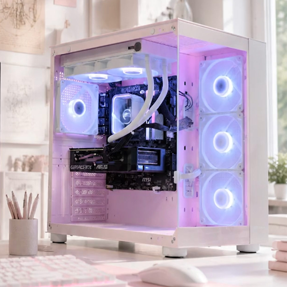 PC Gamer Pink Cougar RTX 5050 - Computadora Gamer y Profesional - Bulltech Store - Tienda en CDMX - Assembled Pro Computer