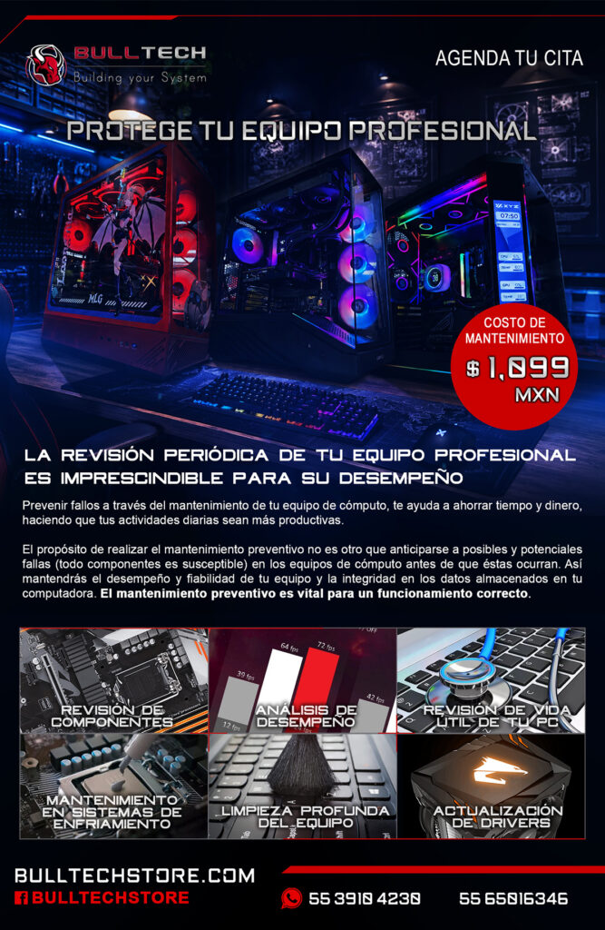Protege tu equipo Profesional con BullTech Store
