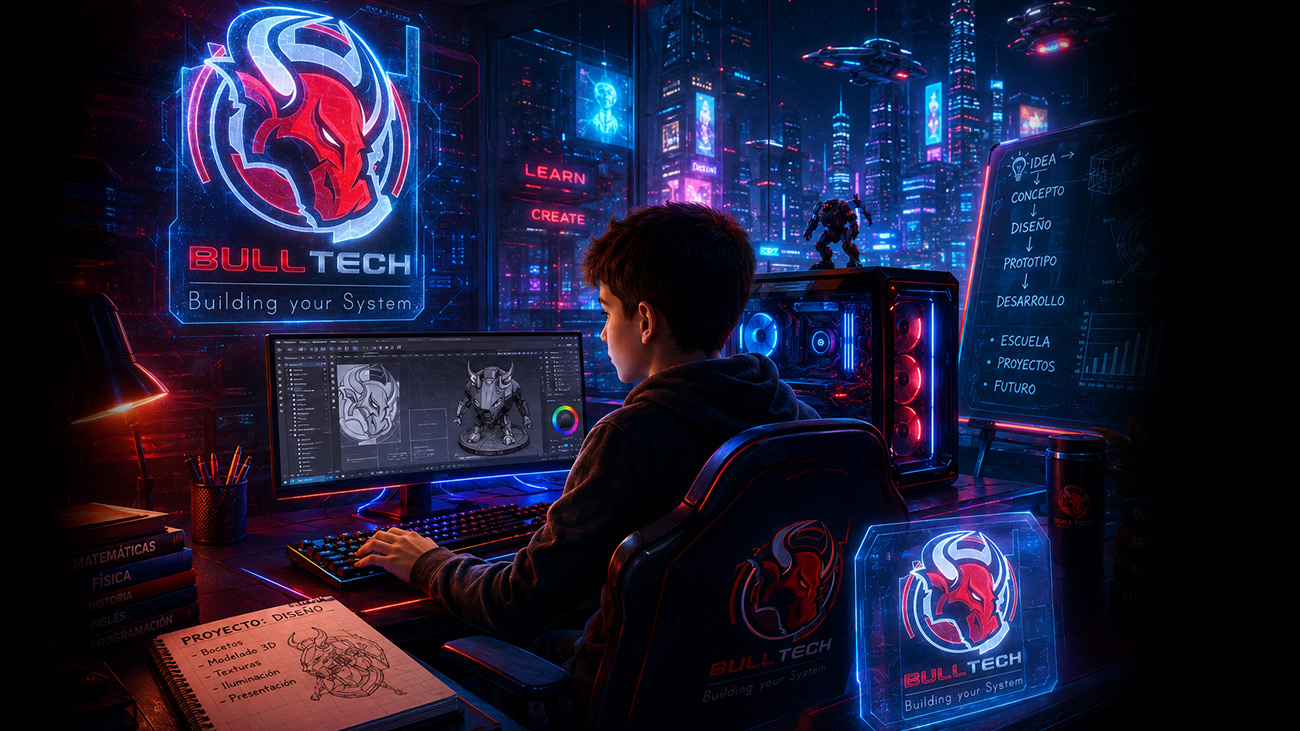 Computadoras Gamer para Escuela, Universidad y Trabajo | Alto Rendimiento en Bulltech Store