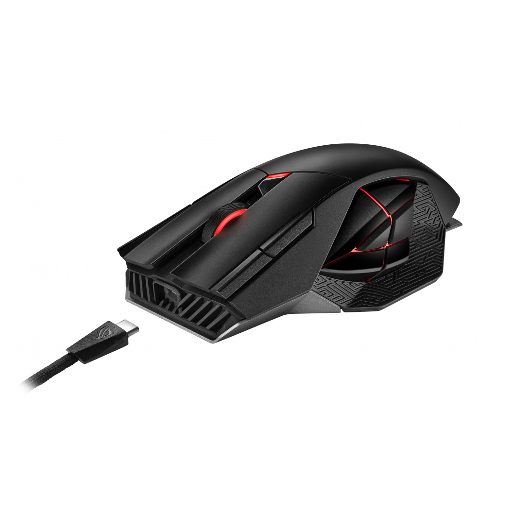 Mouse Gamer Profesional Ergonómico ASUS P707 Rog Strix Spatha X - Bulltech Store - Tienda de Cómputo en CDMX - PC Gamer