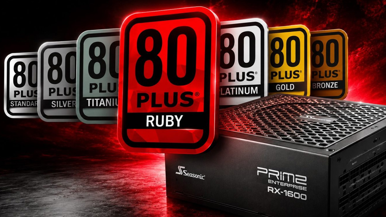 Seasonic Prime Enterprise RX-1600: primera fuente con certificación 80 Plus Ruby