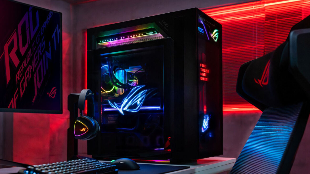 ASUS ROG G1000: una PC gamer con RTX 5080, refrigeración externa y ventiladores holográficos