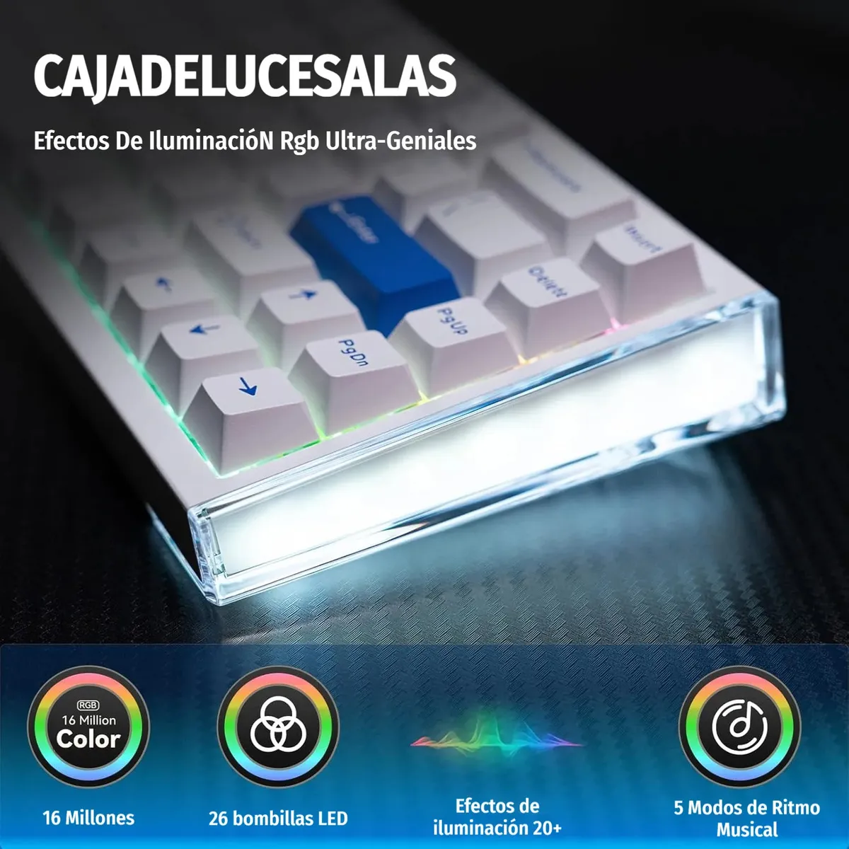 Teclado Mecánico Gamer Magnético Gamer COOL 68 - Tienda de Cómputo en CDMX - PC Gamer - Computadora Gamer