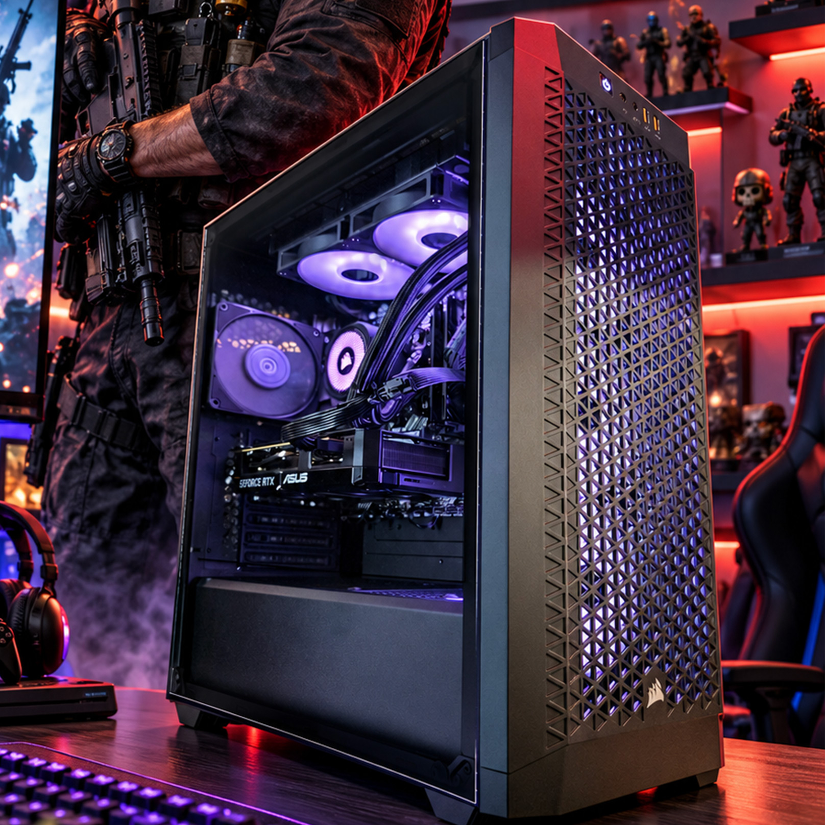 PC Gamer Corsair RTX 5060 R7 - Bulltech Store - Tienda de Cómputo en CDMX - PC Gamer - Computadora Gamer