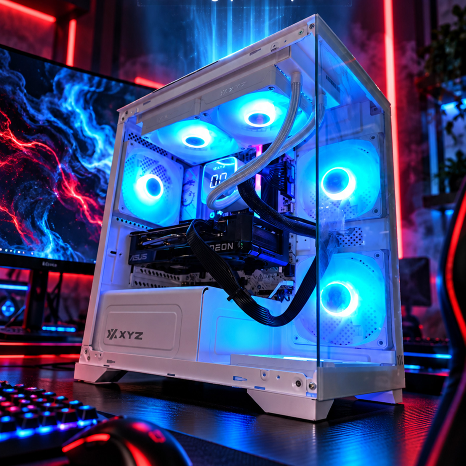 PC Gamer RX 7600 8700F White - Bulltech Store - Tienda de Cómputo en CDMX - PC Gamer - Computadora Gamer