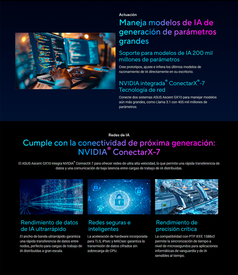 Supercomputadora de IA ASUS Ascent GX10