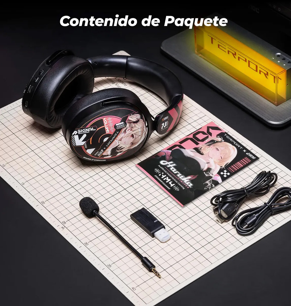Audífonos Gamer Terport X Haruka HM4 - Tienda de Cómputo en CDMX - PC Gamer - Computadora Gamer