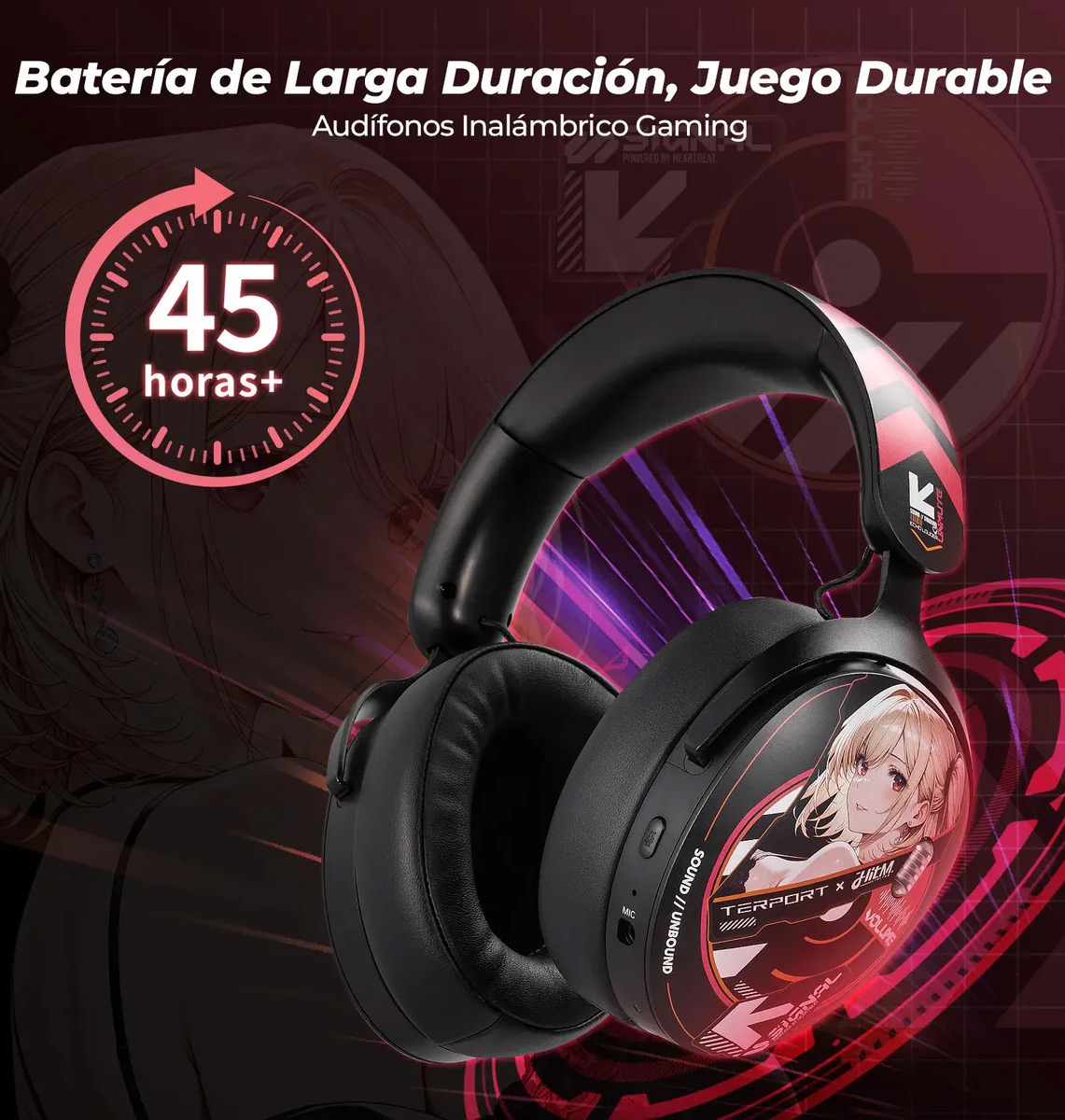 Audífonos Gamer Terport X Haruka HM4 - Tienda de Cómputo en CDMX - PC Gamer - Computadora Gamer
