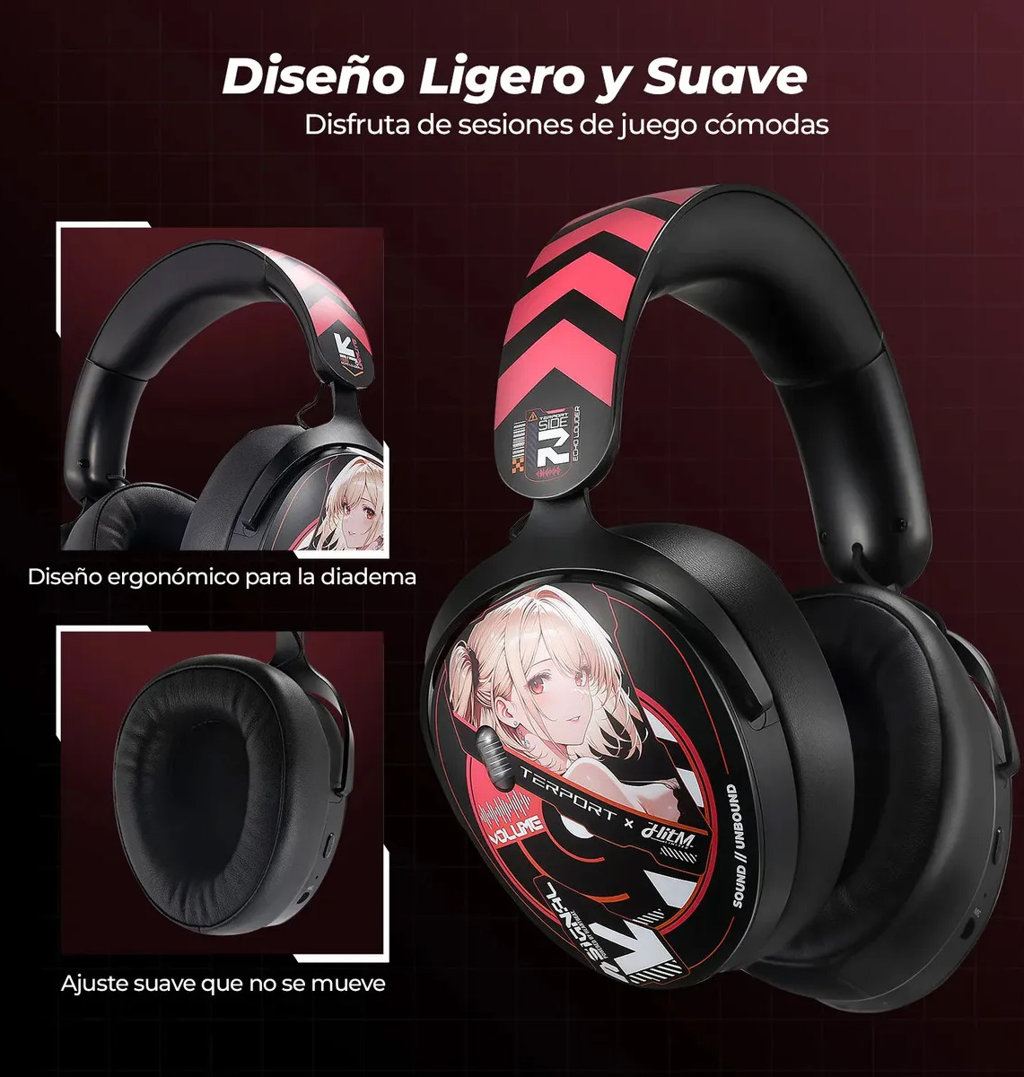 Audífonos Gamer Terport X Haruka HM4 - Tienda de Cómputo en CDMX - PC Gamer - Computadora Gamer