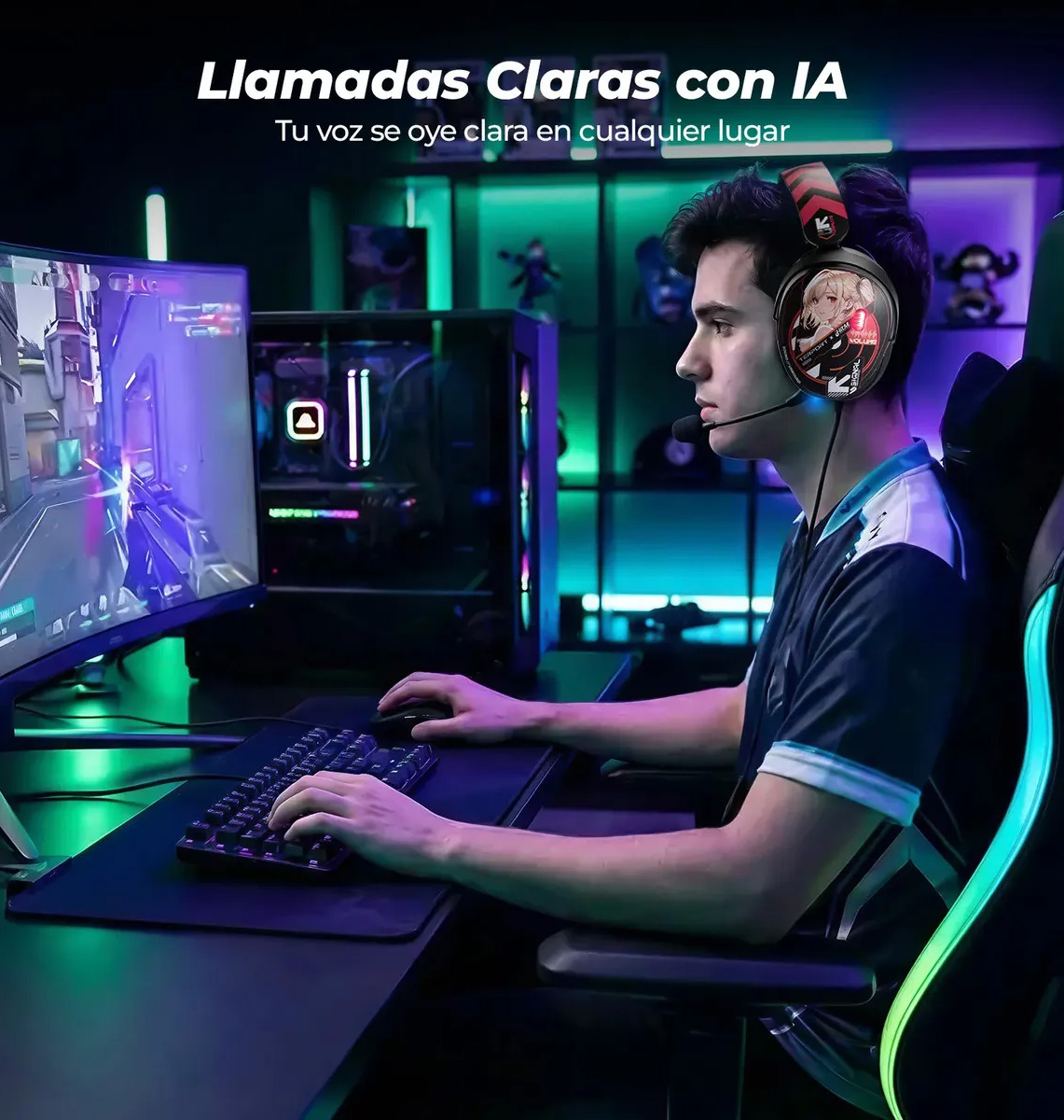 Audífonos Gamer Terport X Haruka HM4 - Tienda de Cómputo en CDMX - PC Gamer - Computadora Gamer
